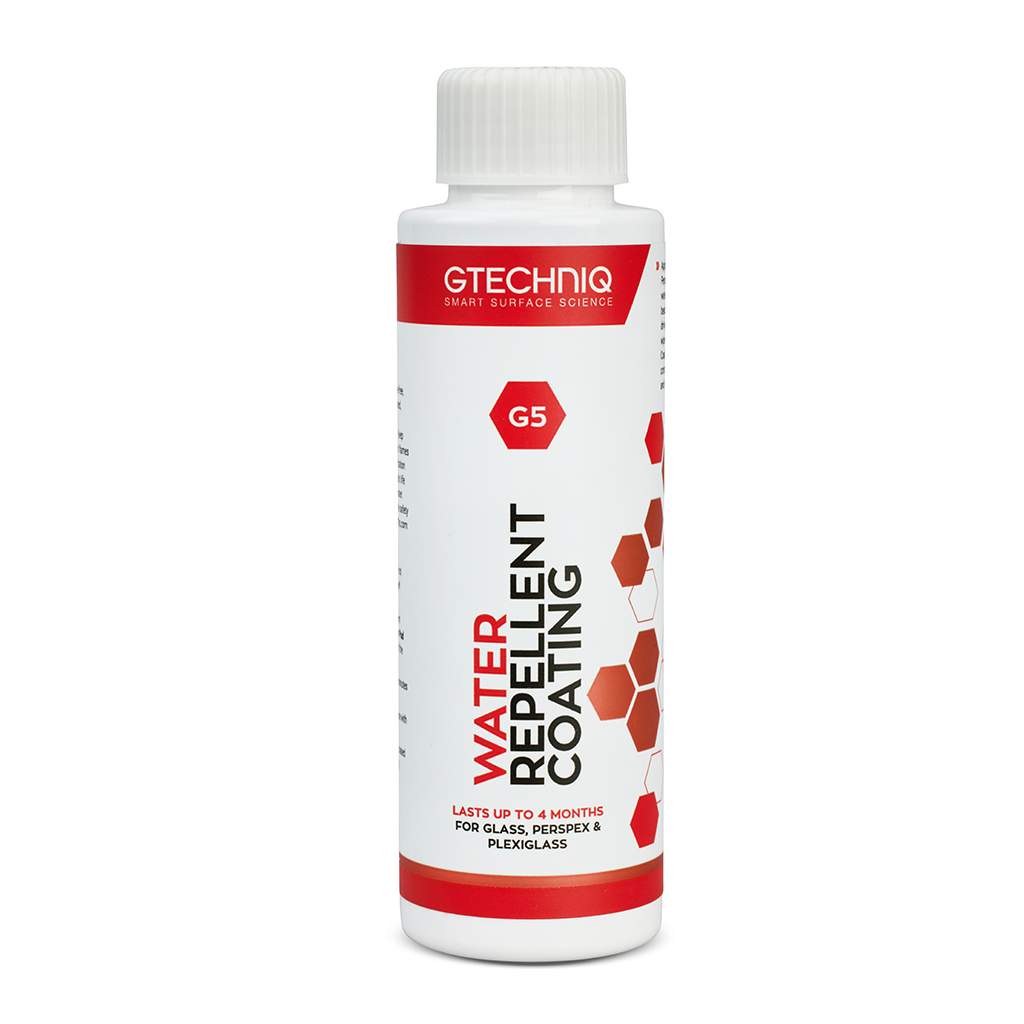Gtechniq G5 Water Repellent Coating for Glass & Perspex 100ml